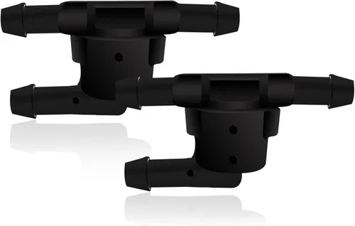 Vista 9 de deemars 4805742AB - Kit de limpiaparabrisas delantero, boquilla de lavado y manguera de líquido de 6.6 ft con conector, kit de manguera de lavado