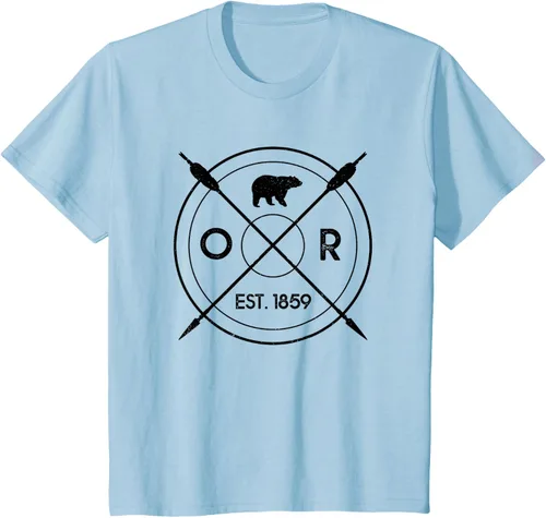 Vista 10 de Oregon Beaver State Bear OR Est. 1859 - Camiseta de regalo, gris, S