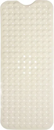 Vista 21 de ENKOSI Tapete de baño antideslizante, extra largo de 40 x 16 pulgadas, tapete antideslizante grande para bañera y ducha con ventosas y agujeros