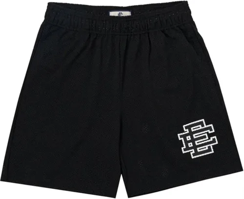 Vista 8 de EE Pantalones cortos casuales fitness musculosos hombres deportes cuartos pantalones malla transpirable longitud no más que la rodilla