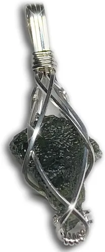 Vista 28 de 66 necklace pendant gemstones choose from moldavite, citrine, or herkimer diamond