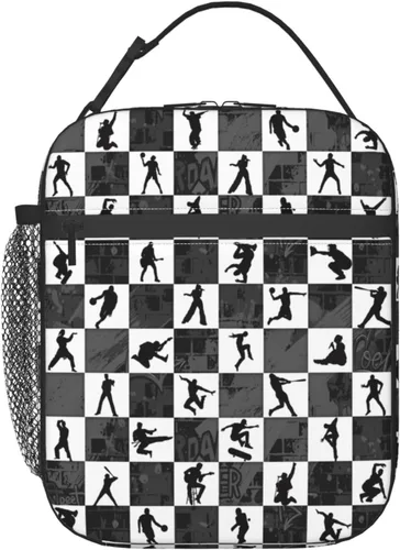 Vista 19 de Miaoquhe Lonchera de béisbol para hombres, bolsa de béisbol con bandera estadounidense para mujeres, bolsa de almuerzo para niños, bolsa de almuerzo