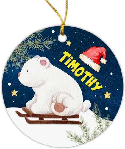 Vista 19 de Adorno de Navidad personalizado, adorno de Navidad personalizado para hijo/hija, recuerdos de vacaciones para padres y bebés