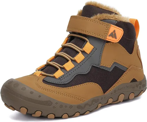 Vista 46 de Mishansha Botas de Senderismo para Niños Pequeños Niñas Niños Zapatos de Senderismo Resistentes al Agua Anti-Colisión Antideslizantes Atléticas