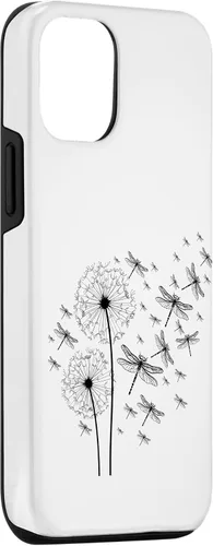 Vista 3 de Funda para iPhone 12/12 Pro Wildlife Animal Insect Dandelion Dragonfly