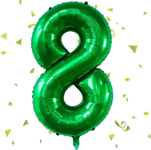 Vista 173 de Globos gigantes de helio de aluminio de 40 pulgadas, color negro, globos digitales grandes del número 0 para decoración de fiesta de cumpleaños