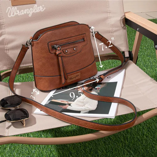 Vista 3 de Wrangler - Bolsos cruzados pequeños para mujer, bolsos y bolsos de hombro lindos con correa ajustable