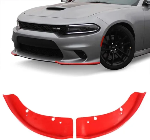 Vista 9 de Protector divisor de labios para parachoques delantero de repuesto para Dodge Charger Scat Pack/SRT modelos 2015-2024 2025 y GT/RT/SCAT modelos