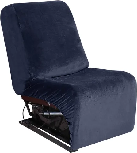Vista 38 de MINGPINHUIUS Funda elástica de terciopelo para sofá reclinable en la esquina, funda curvada para sofá modular, funda elástica suave para sofá Marrón