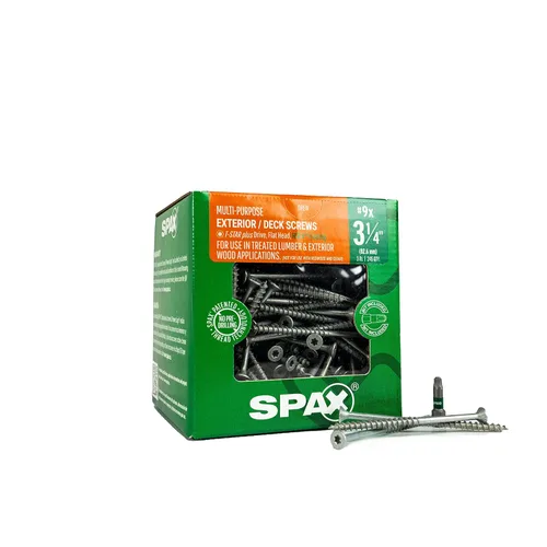 Vista 12 de SPAX Tornillos de madera para cubierta de cabeza plana exterior #8 x 1-1/2 pulgadas, construcción Torx T-Star Plus (550 EA) broca de 3 libras