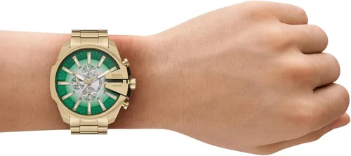 Vista 4 de Diesel Mega Chief Reloj de acero inoxidable para hombre con movimiento analógico o digital