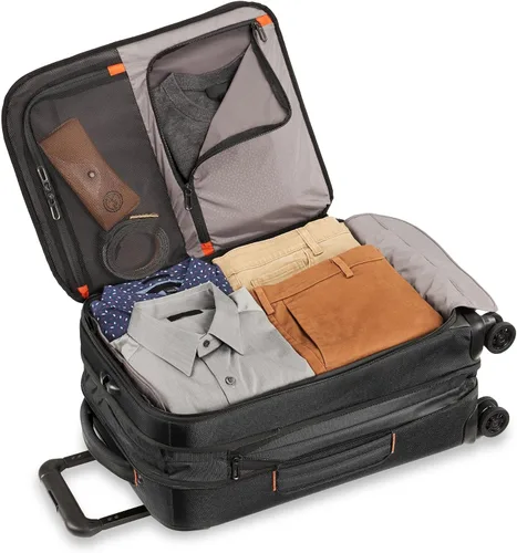Vista 13 de Briggs & Riley Zdx-Equipaje expandible con 4 ruedas giratorias, Negro -, Equipaje Zdx
