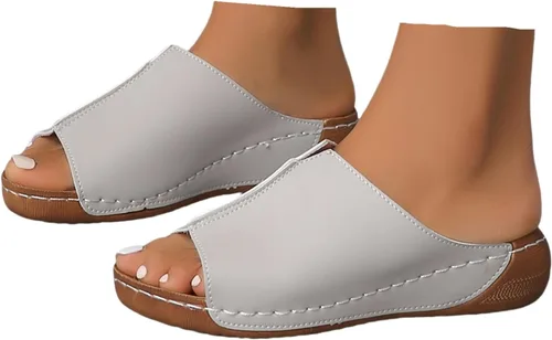 Vista 16 de Orthopedic Sandals For Women Dressy Platform Flip Flops Comfortable Walking Orthotic Slippers with Arch Support 2026