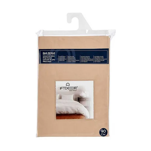 Vista 3 de Sábana Bajera Gift Decor Beige 90 cm (12 Unidades)