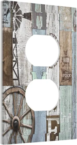 Vista 9 de Placa de pared abstracta con diseño de amanecer retro, arco iris, puesta de sol, sin dispositivo, placa de pared decorativa en blanco, placa frontal