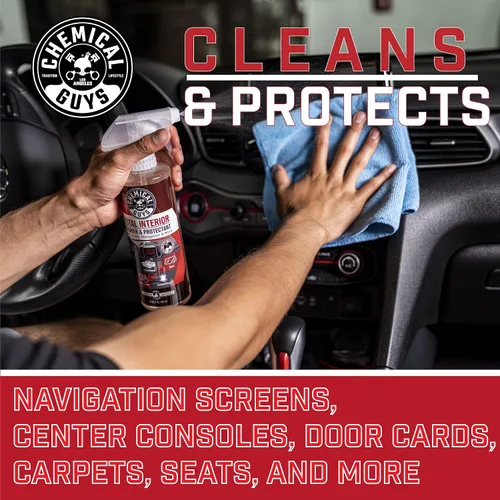 Vista 8 de Chemical Guys Limpiador y protector total de interiores, cereza negra