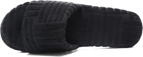 Vista 4 de Jakcuz Sandalias de rizo para mujer, sandalias de moda para niñas, zapatos de casa con plataforma, puntera abierta, multicolor, lindas