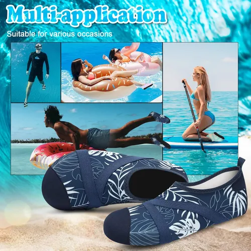 Vista 7 de VIFUUR Zapatos de agua para hombre y mujer, de secado rápido, para playa, natación, yoga, deportes al aire libre