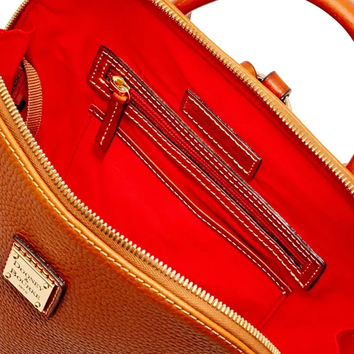 Vista 3 de Dooney & Bourke Handbag, Pebble Grain Zip Pod Backpack - Caramel