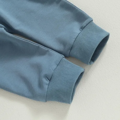 Vista 6 de FYBITBO Conjunto de ropa de bebé niño para bebé, sudadera con camiseta y pantalones deportivos para primavera, otoño e invierno