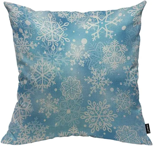 Vista 6 de HOSNYE Funda de almohada decorativa de árboles de abeto y pino 16x16, árboles verdes saludables en un cojín de almohada de abeto antiguo, funda