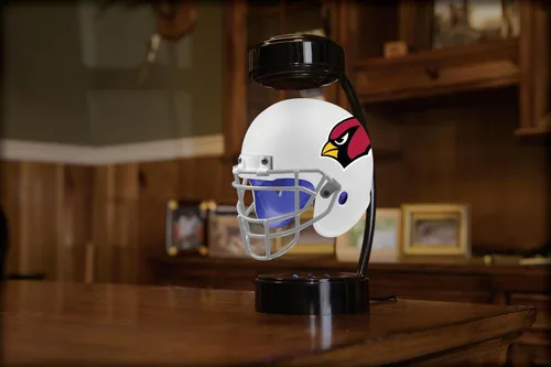 Vista 2 de Pegasus Sports NFL - Casco flotante de levitación giratorio con iluminación LED Arizona Cardinals