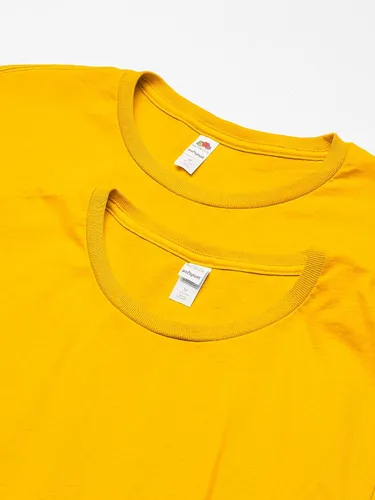 Vista 2 de Fruit of the Loom Camisetas de algodón ligero para hombre (manga corta y larga)
