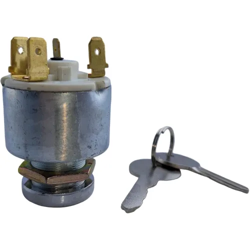 Vista 3 de XYZIL Interruptor de arranque de llave de encendido y 2 llaves para coche, tractor, remolque, barco, 12 V, 3 posiciones, apagado en encendido