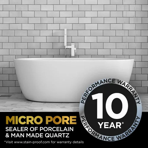 Vista 4 de Porcelain Plus - Limpiador de pisos de porcelana prémium y sellador de cuarzo, sellador impregnante - 110600 - 1 cuarto de galón