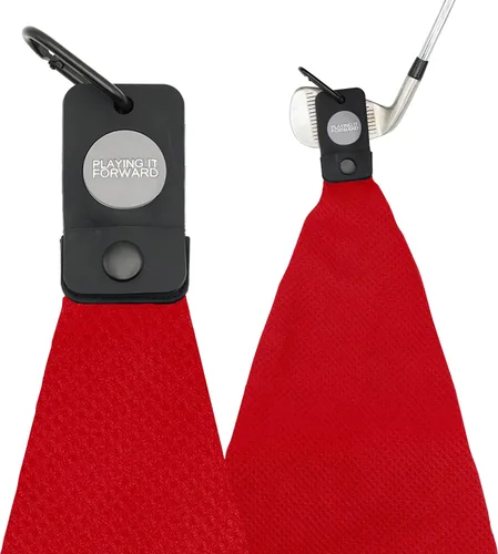Vista 13 de Toallas de golf magnéticas para bolsas de golf con clip y imán ultra fuerte - Toalla de microfibra con tejido de gofre para sujeción segura