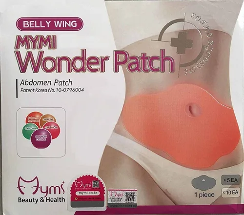 Vista 3 de Mymi Wonder Patch Belly Wing funciona para tonificar el contorno reafirmante - 5 piezas