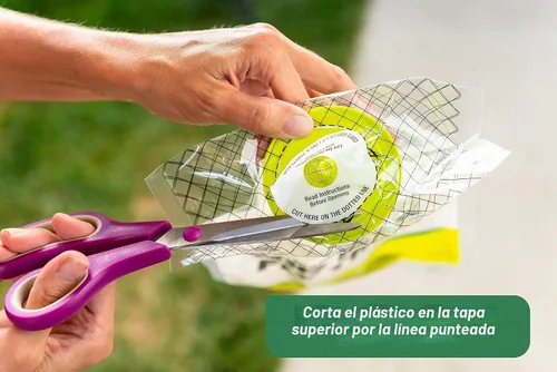 Vista 2 de RESCUE! Bolsa grande para atrapar moscas – Desechable, para uso en exteriores - 2 trampas