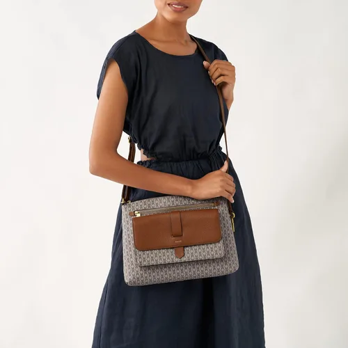 Vista 5 de Fossil Kinley - Bolso bandolera grande para mujer