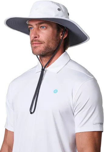 Vista 16 de Coolibar sombrero modelable de ala ancha con protección solar UPF 50, para hombre