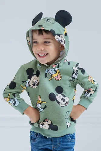 Vista 31 de Disney Mickey Mouse - Sudadera con capucha de forro polar para bebés y niños grandes (12 meses - 18-20)