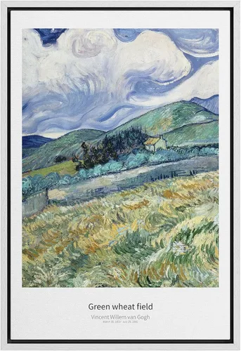 Vista 41 de SIGNWIN Lienzo enmarcado para pared, diseño de Vincent Van Gogh, un par de amantes, naturaleza, ilustraciones de área silvestre, bellas artes