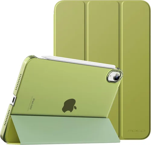 Vista 27 de MoKo Funda para iPad mini 7 (A17 Pro) Generación 2024, Funda para iPad mini 6 2021, Funda Protectora Delgada y Ligera de 8.3 Pulgadas con Carcasa
