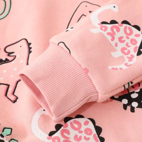 Vista 3 de Sudadera de algodón con cuello redondo y manga larga para niño