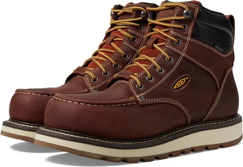 Vista 7 de KEEN Utility Men's Cincinnati 6" Composite Toe Waterproof Wedge Work Boots Bélgica/Sandshell