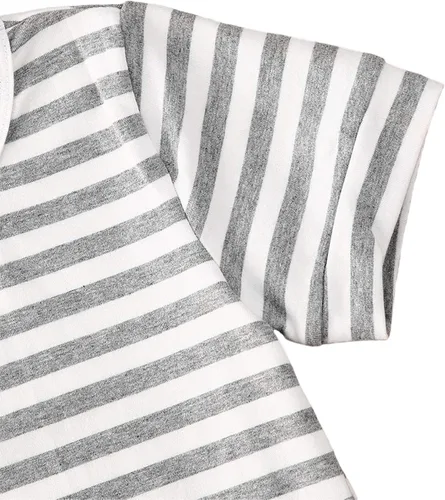 Vista 59 de fhutpw Conjunto de 2 piezas de ropa de verano para bebés, camiseta de manga corta, cintura elástica, pantalones cortos para niños pequeños