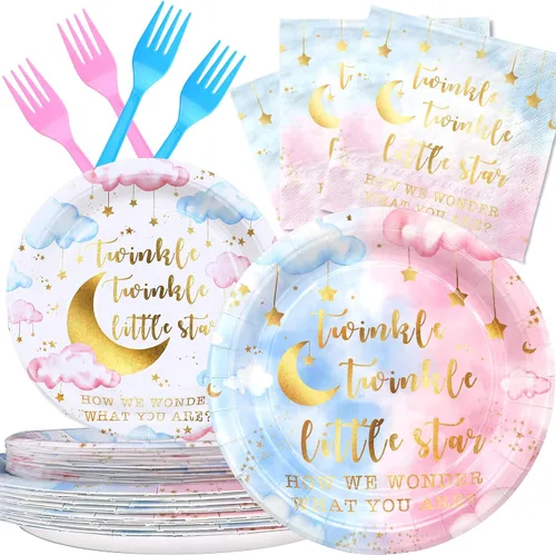 Vista 18 de Juego de decoraciones de fiesta de cumpleaños de construcción, platos, servilletas y tenedores para 20 invitados, vajilla desechable con temática