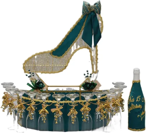 Vista 3 de A&C - Juego de almohadas para quinceañeras y más, accesorios de quinceañera, 175 (almohada pequeña)
