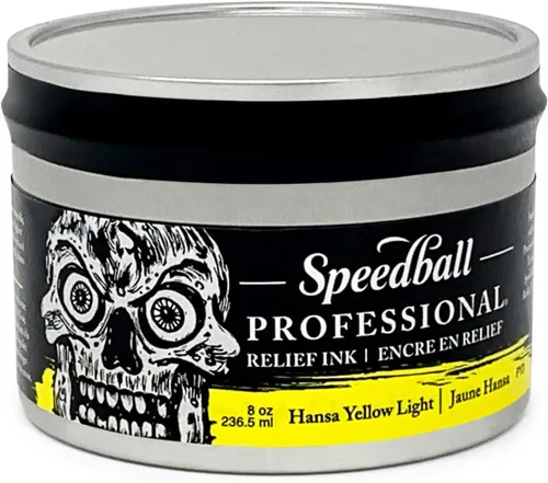 Vista 11 de Speedball Tinta de alivio profesional, azul ultramarino, tubo de 5 onzas