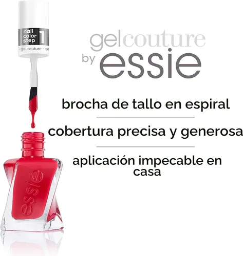 Vista 6 de essie Gel Couture - Capa superior con acabado de grado platino, 0.46 onzas (el embalaje puede variar) (paquete de 2)