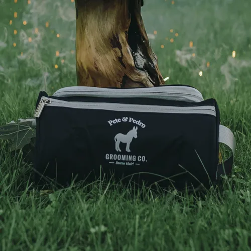 Vista 3 de Pete & Pedro Neceser – Kit Dopp para hombres y mujeres Tamaño de viaje para artículos de tocador, cosméticos y afeitado Grande, incluye gancho