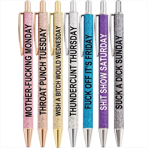 Vista 15 de Juego de 5 bolígrafos divertidos para enfermera, bolígrafos divertidos de tinta negra, bolígrafos de enfermería para enfermeras, médicos