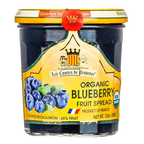 Vista 8 de Mermelada de albaricoque USDA Organic Preserve – 12 oz / 340 g – Hecho en Francia Mermelada tradicional sin OMG Sin gluten