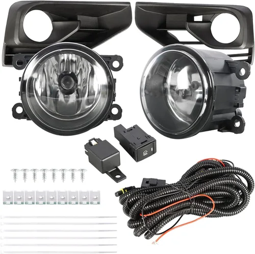 Vista 2 de labwork 1 par de luces antiniebla de repuesto para Nissan Pathfinder 2017-2019, luces antiniebla de conducción con bombillas, cubiertas de luz