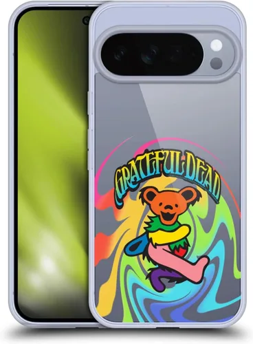 Vista 121 de Head Case Designs Funda de gel con licencia oficial de Grateful Dead Bear Trends [protección de grado militar] compatible con Google Pixel 3