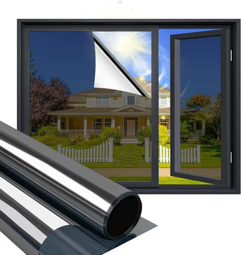 Vista 8 de Película de privacidad para ventana de vidrio manchado, adhesivos 3D de vidrio esmerilado, protección UV, bloqueo solar, adherencia estática, sin